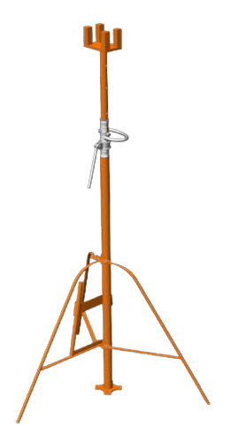 Стойка опорная телескопическая для опалубки H = 2,3 - 3,7 м, нагрузка 1,85 т, масса в сборе 23 кг