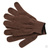 Перчатки трикотажные акрил, коричневый оверлок Россия Сибртех #4