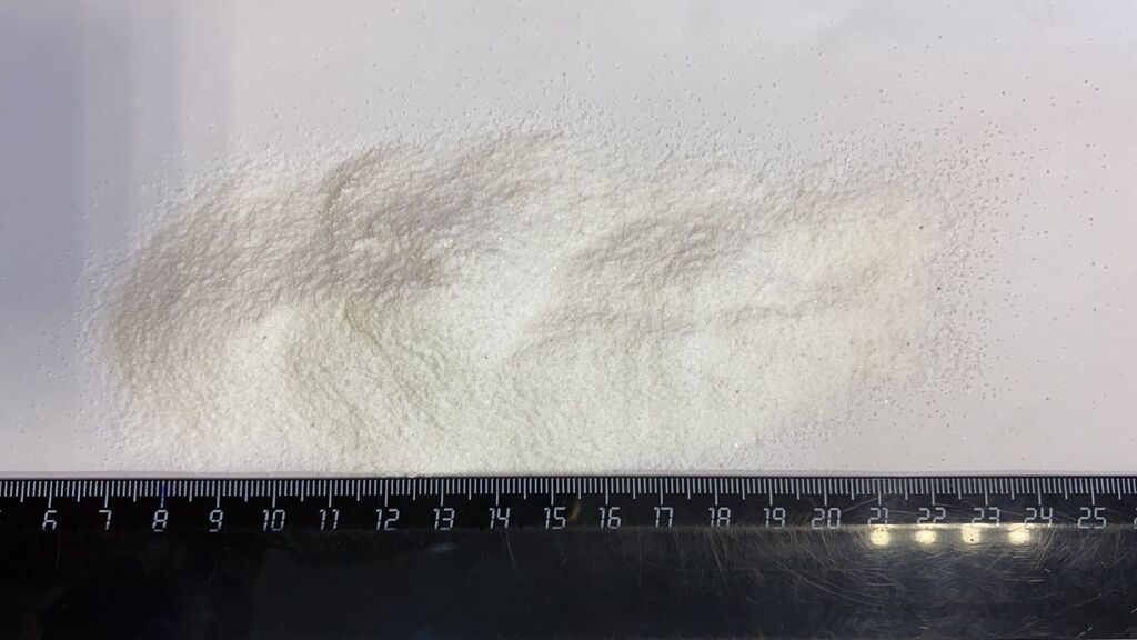 Белая мраморная крошка, фр. 0,5-1,0 мм., 1000кг.