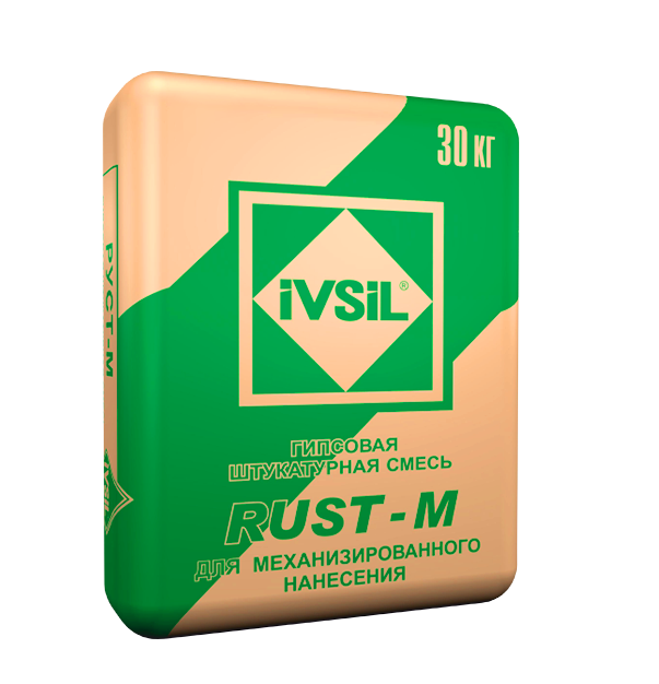 Штукатурка IVSIL RUST-M 30 кг
