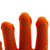 Перчатки Нейлон, ПВХ точка, 13 класс, оранжевые, XL Россия #6